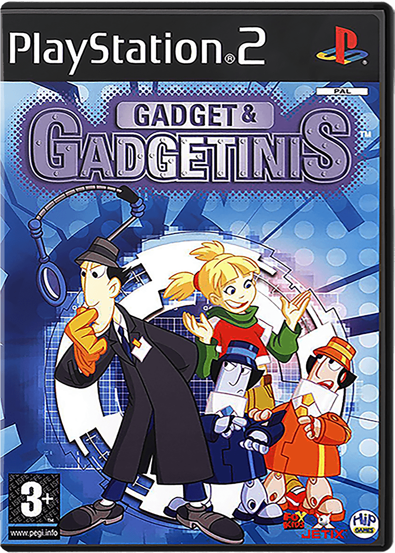 Gadget and the Gadgetinis box art for Playstation 2